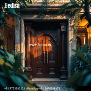 Classic Wooden Main Door Design For Home Toilet Gate Design No-5244