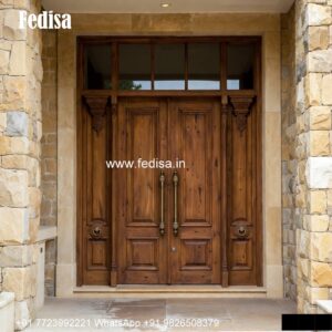 Double Door Classic Style Channel Door Design No-5252