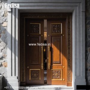 Panel Door Design White Main Door Design No-5169