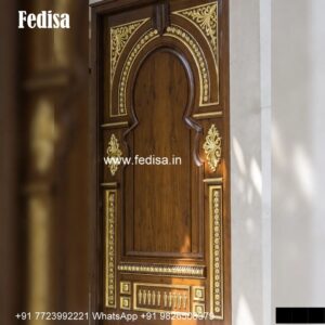 Engraved Wooden Door Welding Door And Window Design No-5172