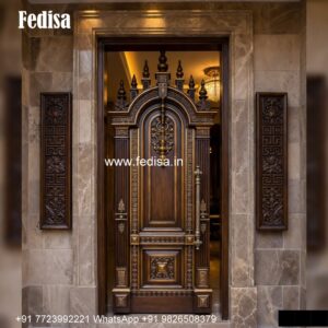 Glass Panel Classic Door Room Door Lock Design No-5255