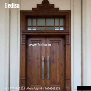 Antique Door Style Modern Glass Door Design No-5261