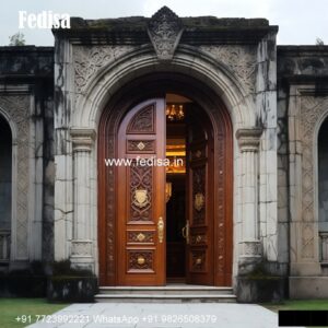 European Classic Door Wooden Door Ganesh Design No-5272