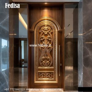 Carved Door Patterns Bathroom Darwaja Design No-5290