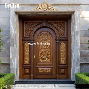 Double Door Classic Style Khidki Door Design No-5293