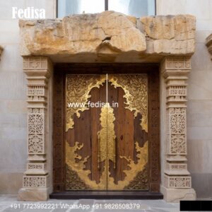 Antique Door Style Design Of Door In Wood No-5302