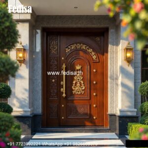 Solid Wood Classic Door Apartment Door Design No-5307