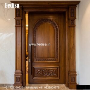 Carved Wooden Doors Double Door Door Design No-5310