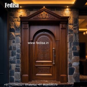 Elegant Double Door Classic Entry Design Puja Door Design No-5330