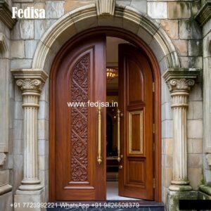 Carved Wooden Doors Teak Wood Design Door No-5351