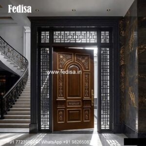 Decorative Wooden Doors Big Main Door Design No-5373