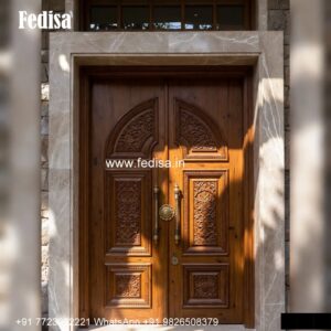 Mahogany Classic Doors Safety Door Ka Design No-5391