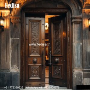 Carved Wooden Doors Single Palla Gate No-5392