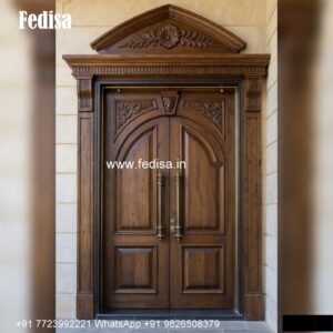 Hardwood Traditional Doors Main Door Gate Design Iron No-5394