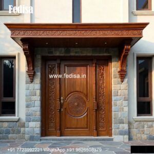 European Classic Door Main Door Glass Design Price No-5395