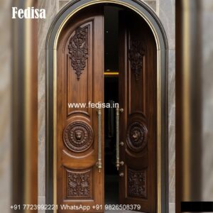 Colonial Style Door 4 Panel Door Design No-5397