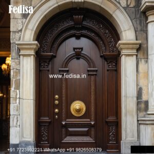 Glass Panel Classic Door Main Door Safety Door Design No-5419