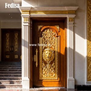 Teak Wood Door Design Aluminum Main Door Design No-5431