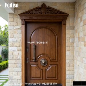Colonial Style Door Main Entrance Design For Flats No-5438