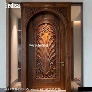 Luxury Classic Entrance Door Designs India Flat Main Door Outside Design No-5451