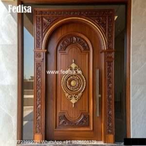 Antique Door Style Aluminum Glass Door Design No-5466