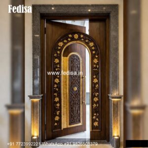 Rustic Classic Door Beautiful Wooden Door Design No-5521