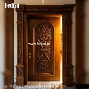 Traditional Carved Wooden Front Door Ideas Wooden Frame Design For Door No-5532