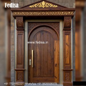 Elegant Double Door Classic Entry Design Double Door Design Plywood For Home No-5535