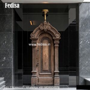Engraved Wooden Door Front Door Design Steel No-5541