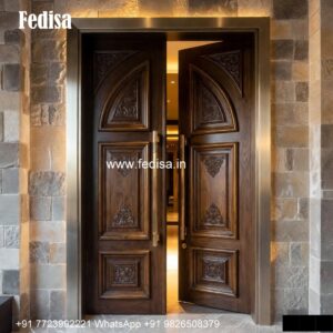 Hardwood Traditional Doors Bed Room Gate Design No-5558