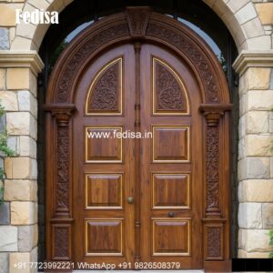 Luxury Classic Entrance Door Designs India Pooja Room Bell Design No-5574