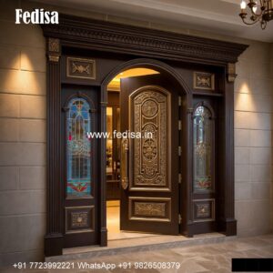 Carved Door Patterns Aluminum Door Window Design No-5577