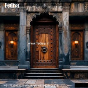 Double Door Classic Style Latest Room Door Design No-5580