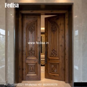 Glass Panel Classic Door Main Door Net Design No-5583