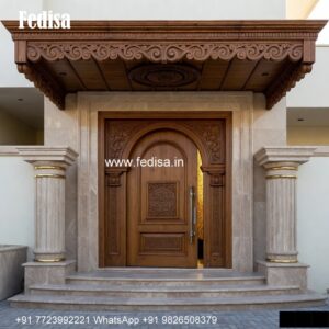 Wooden Carved Door Design Wooden Sunmica Door Design No-5590