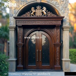 Villa Entrance Door Iron Sliding Door Design No-5610