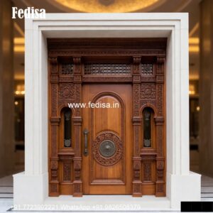 Engraved Wooden Door Wooden Door Design Double Door No-5623