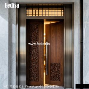 Rustic Classic Door Fabric Door Design No-5644
