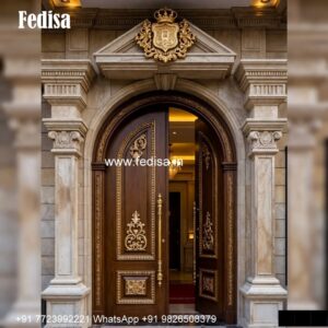 Villa Entrance Door French Door Design For Balcony No-5651