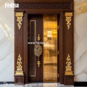Carved Wooden Doors Latest Chokhat Design No-5679