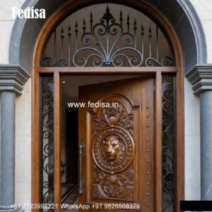 Colonial Style Door Aluminum Door Design For Room No-5684