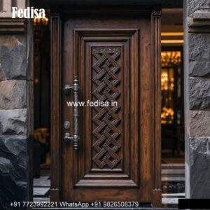 Hardwood Traditional Doors Half Round Door Design No-5722