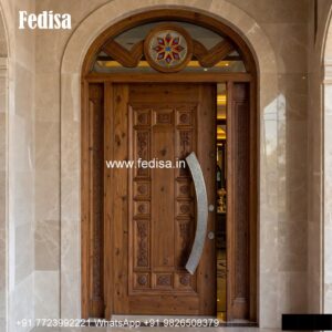 Double Door Classic Style Steel Room Door Design No-5744