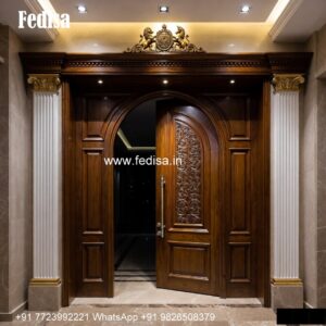 Mahogany Classic Doors Blue Door Design No-5760