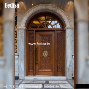Carved Wooden Doors Main Door Sunmica No-5761