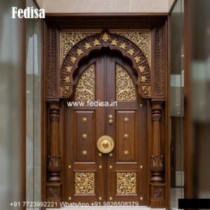 Home Entry Wooden Door Jali Wale Gate Ki Design No-5773