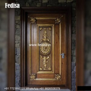 Villa Entrance Door Teak Front Door Price No-5774