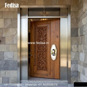 Carved Door Patterns Main Door Shutter Design No-5782