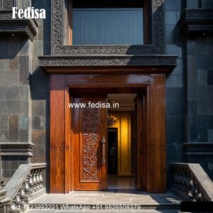 Vintage Wooden Door Mdf Board Door Design No-5791