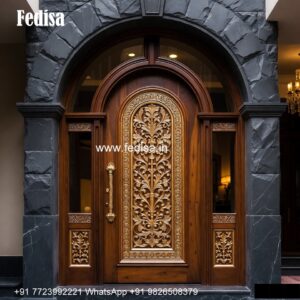 Mahogany Classic Doors Latest Mesh Door Design No-5801